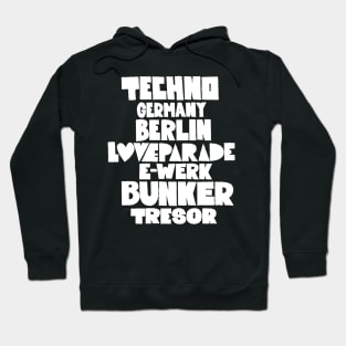 Rave Revival: Berlin's 90s Techno Scene Tribute Hoodie